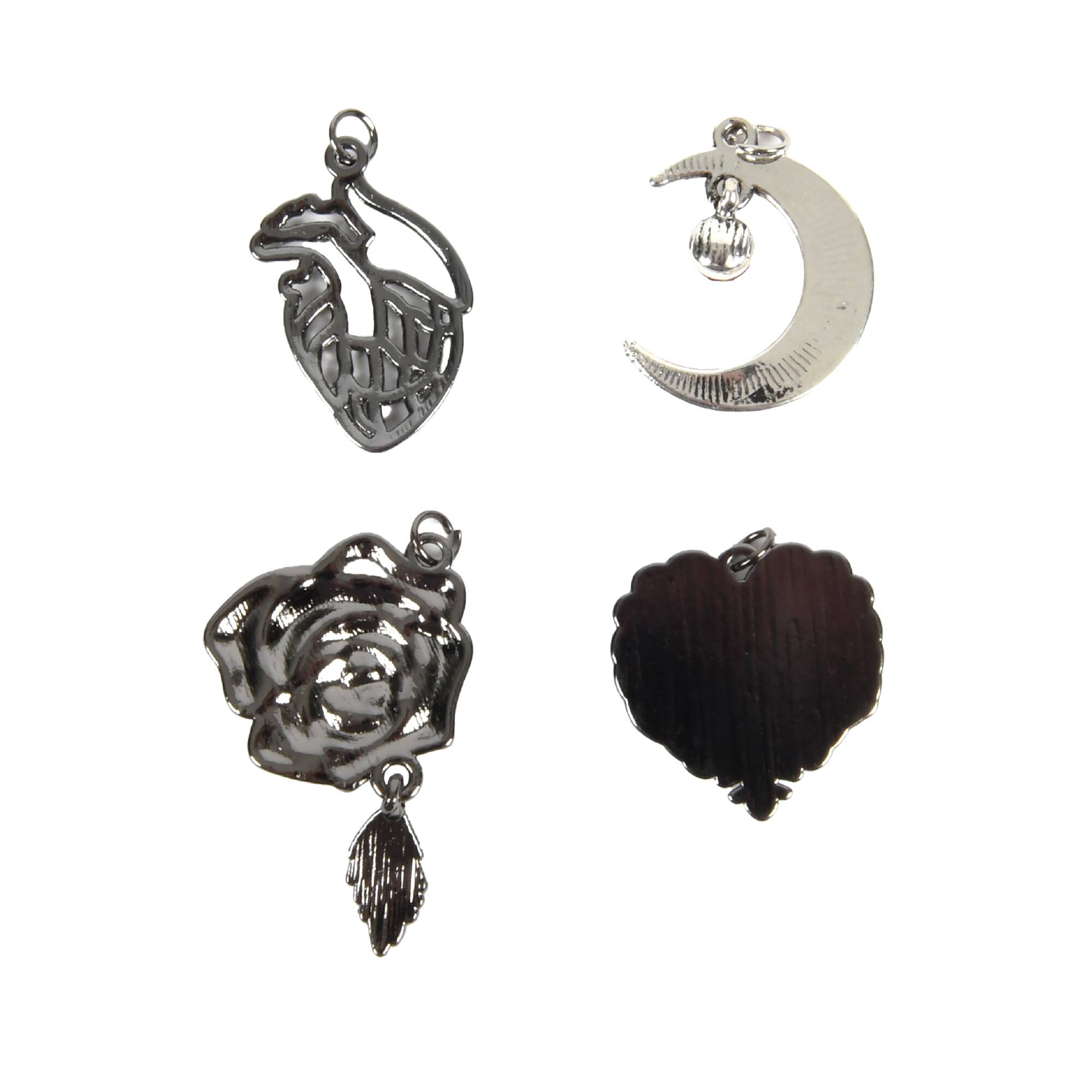 Found Objects Romantic Goth Charm Set by Bead Landing™